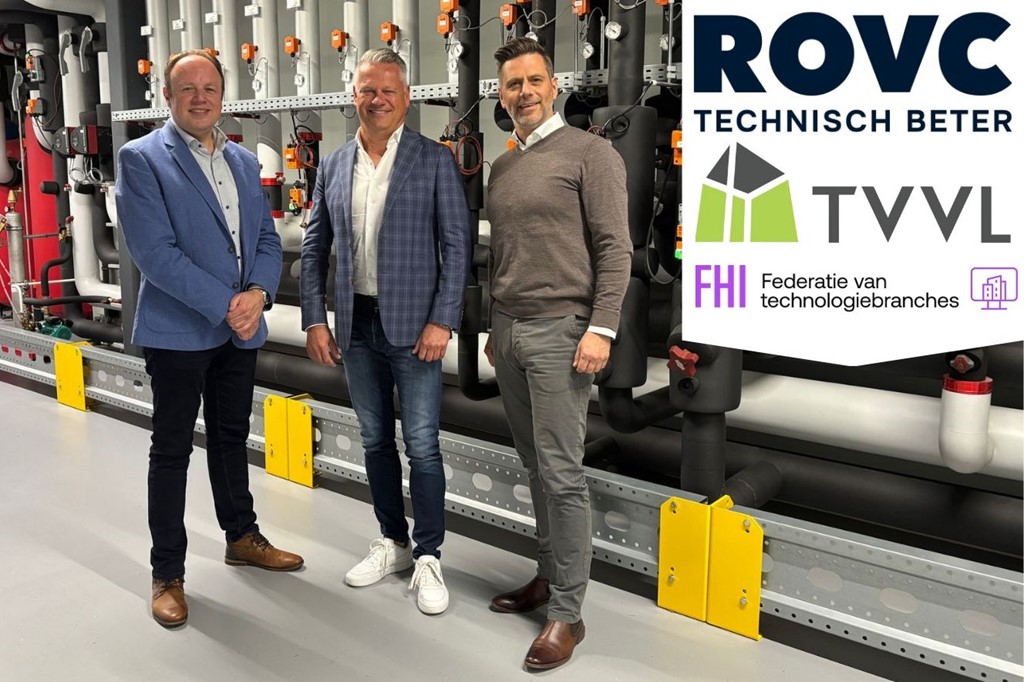 vlnr Cas Wegman Richard Daamen en Waldo Linders