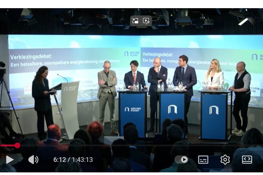 verkiezingsdebat NVDE